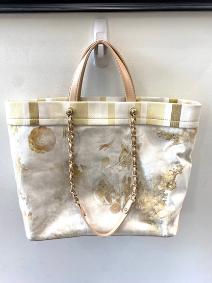 CHANEL CC CAMELLIA TOTE BAG