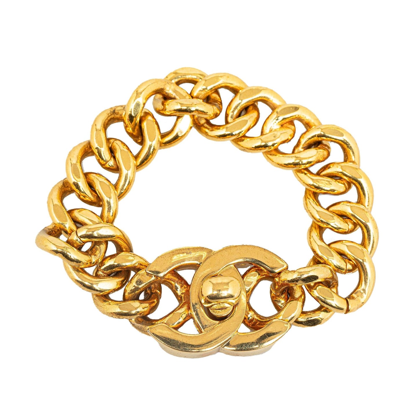 Chanel CC Turnlock Chain Bracelet (SHG-ZGsrB5)
