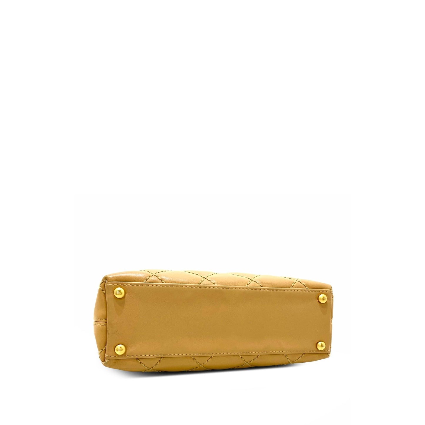 Chanel CC Wild Stitch Lambskin Handbag (SHG-dhxke3)