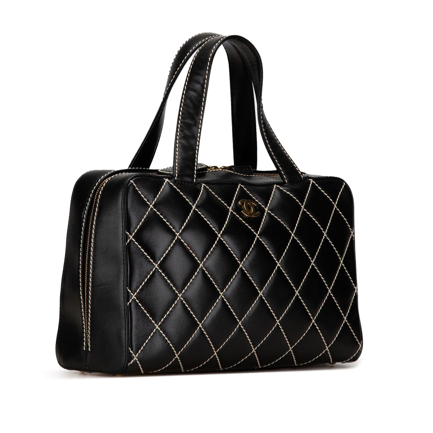 Chanel CC Wild Stitch Lambskin Handbag (SHG-SgvNml)