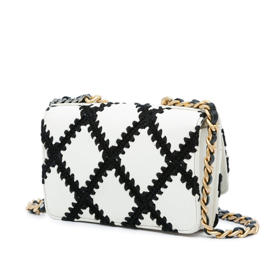Chanel Calfskin Crochet 19 Wallet On Chain