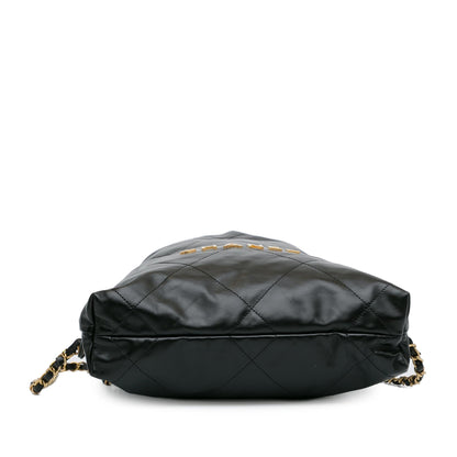 Chanel Calfskin Quilted 22 Backpack (SHG-TXZEKc)