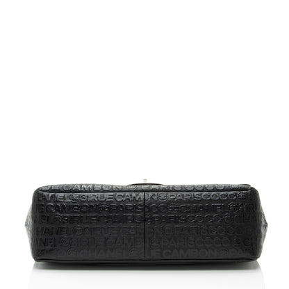 Chanel Embossed Calfskin Unlimited Jumbo Double Flap Bag