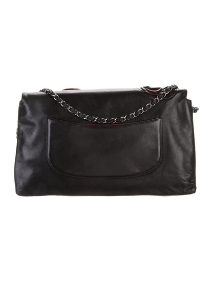 CHANEL PARIS SHANGHAI CAMELLIA FLAP BAG-HS