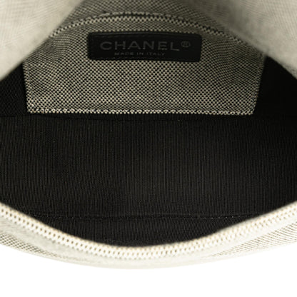 Chanel Canvas Camellia CC No. 5 Shoulder Bag (SHG-SFusP9)