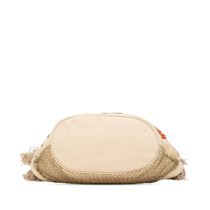 Chanel Canvas Cruise Rope Cabas Tote