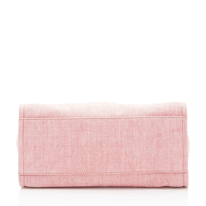 Chanel Woven Straw Deauville Medium Tote