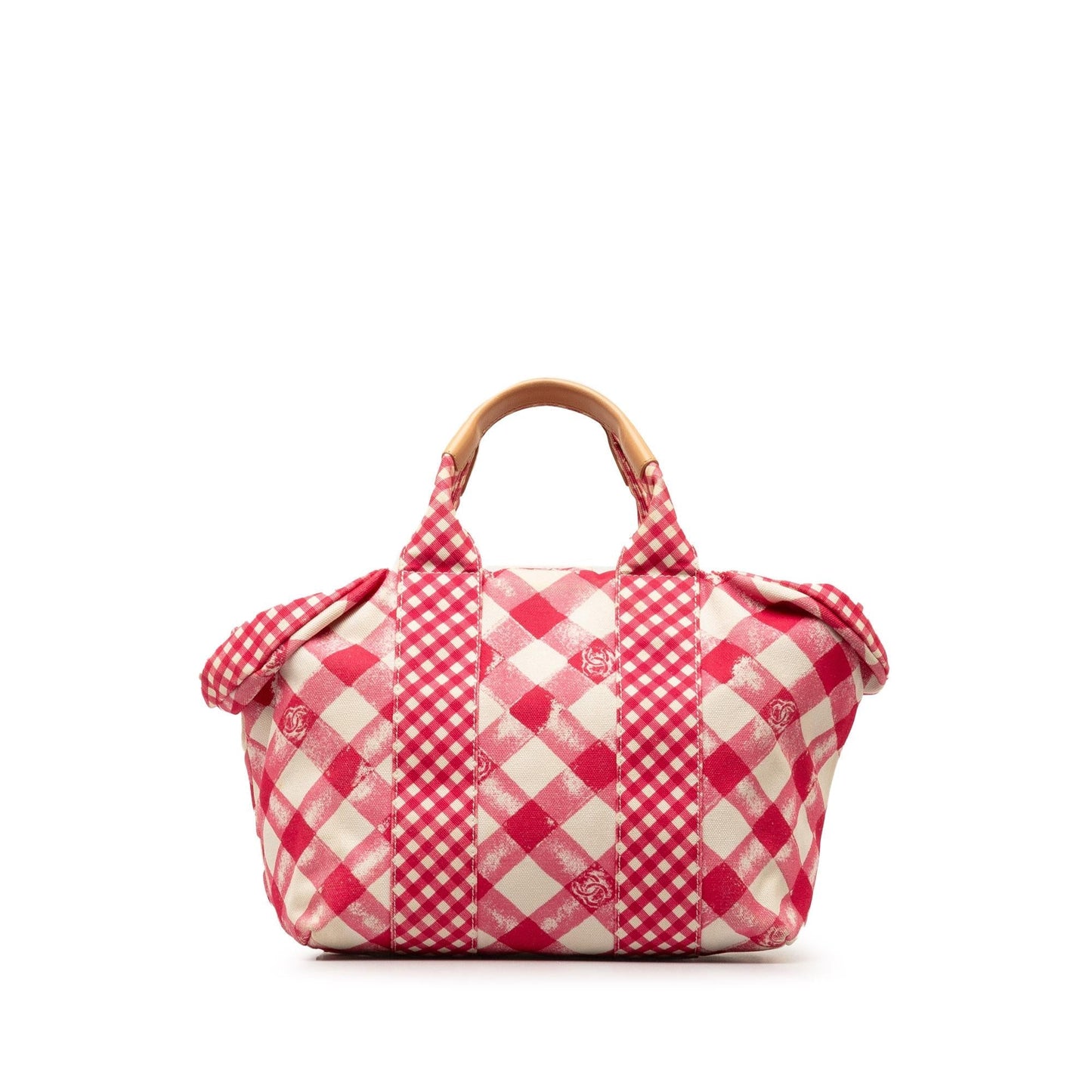 Chanel Canvas Gingham Tote (SHG-B0uBFu)