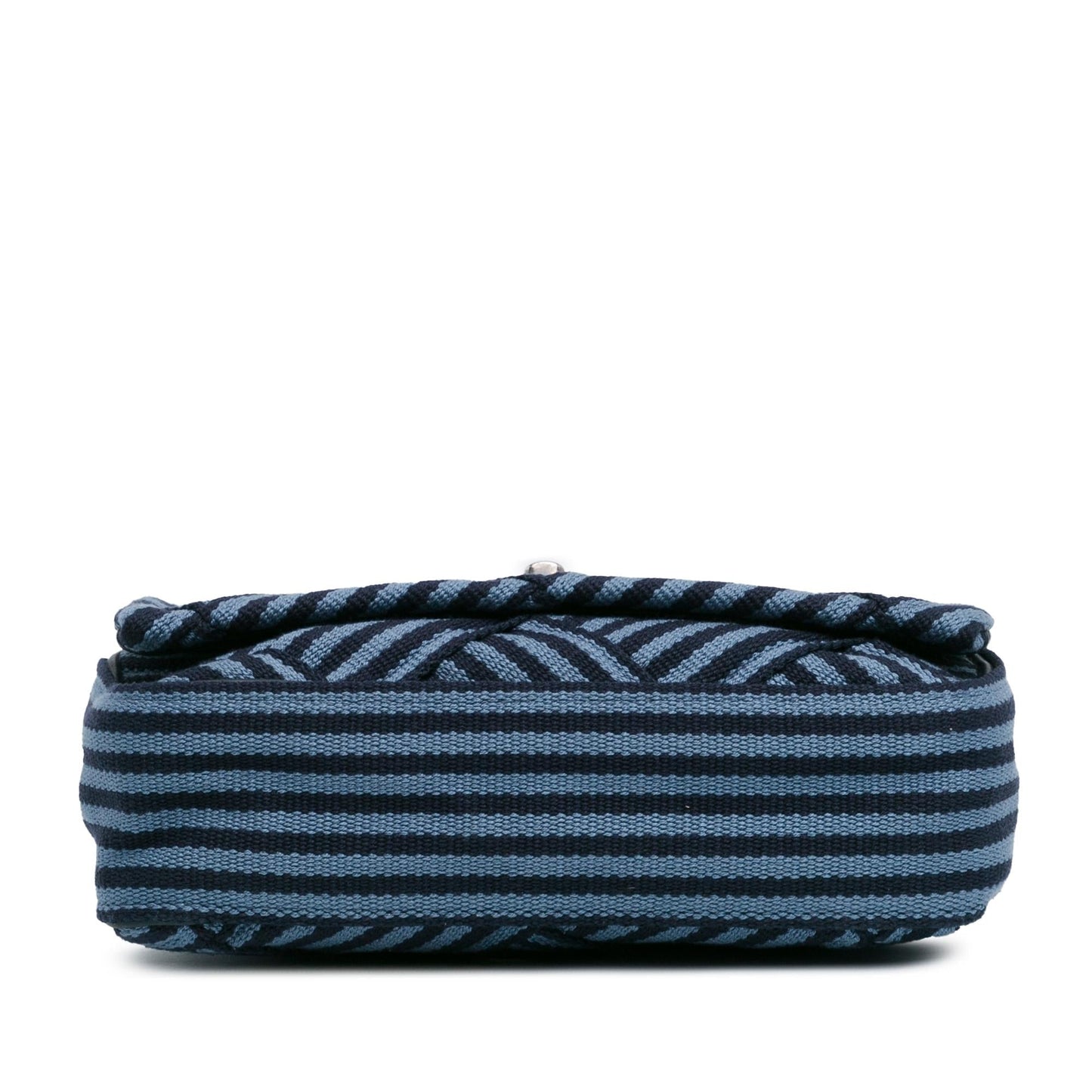 Chanel Canvas Stripe Flap Bag