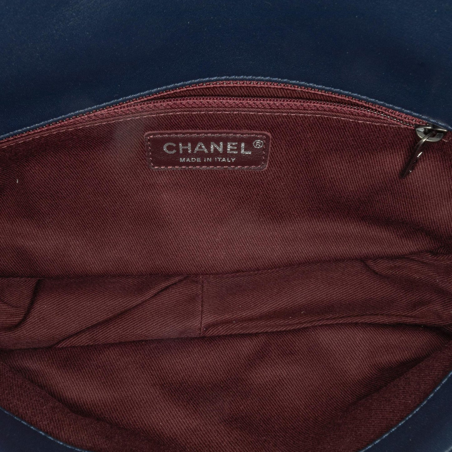 Chanel Canvas Stripe Flap Bag