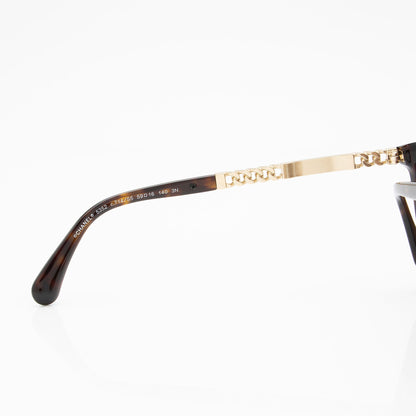 Chanel Cat Eye Chain Link Sunglasses