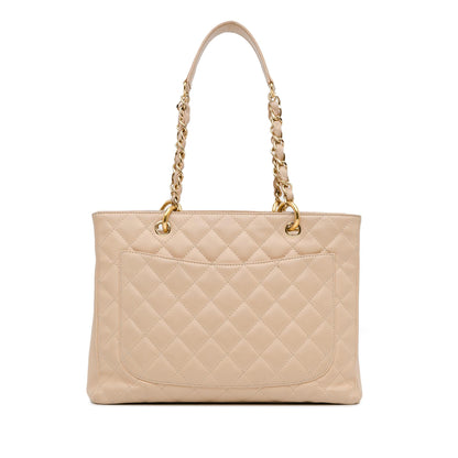 Chanel Caviar Grand Shopping Tote (SHG-V5TxH5)