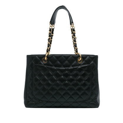 Chanel Caviar Grand Shopping Tote (SHG-8A60Nv)