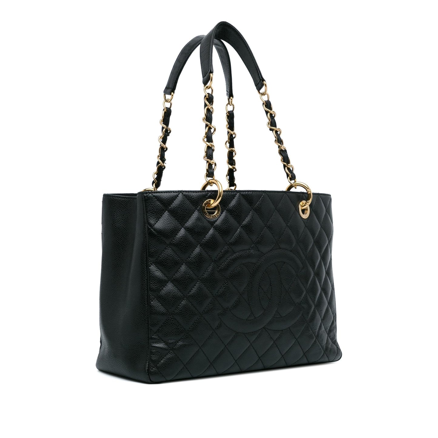 Chanel Caviar Grand Shopping Tote (SHG-8A60Nv)