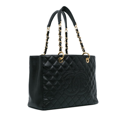 Chanel Caviar Grand Shopping Tote (SHG-8A60Nv)
