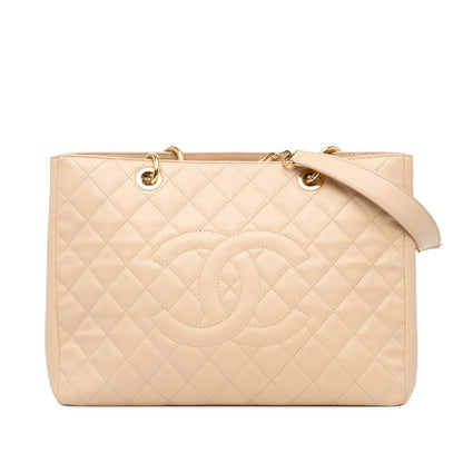 Chanel Caviar Grand Shopping Tote (SHG-wZDrX3)