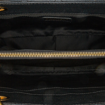 Chanel Caviar Grand Shopping Tote (SHG-PuLkRM)