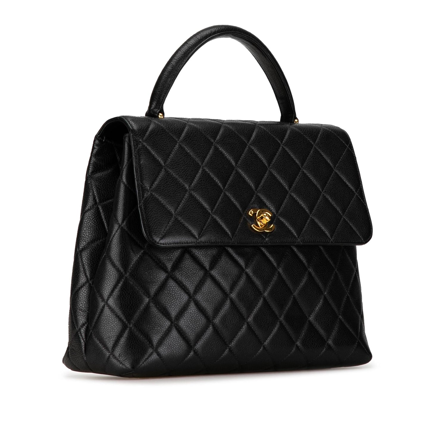 Chanel Caviar Kelly Top Handle Bag (SHG-sVKz6Q)