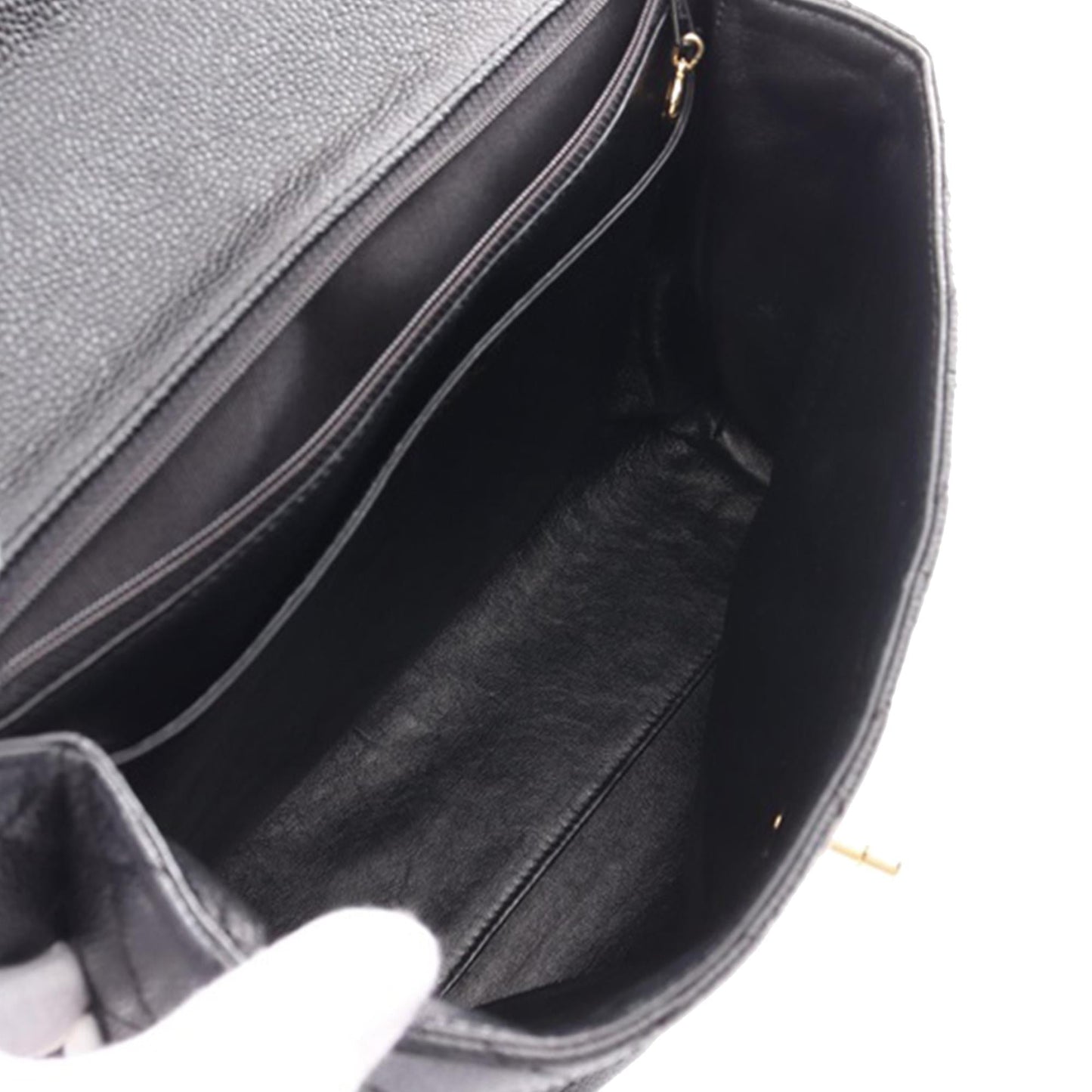Chanel Caviar Kelly Top Handle (SHG-hzivnC)