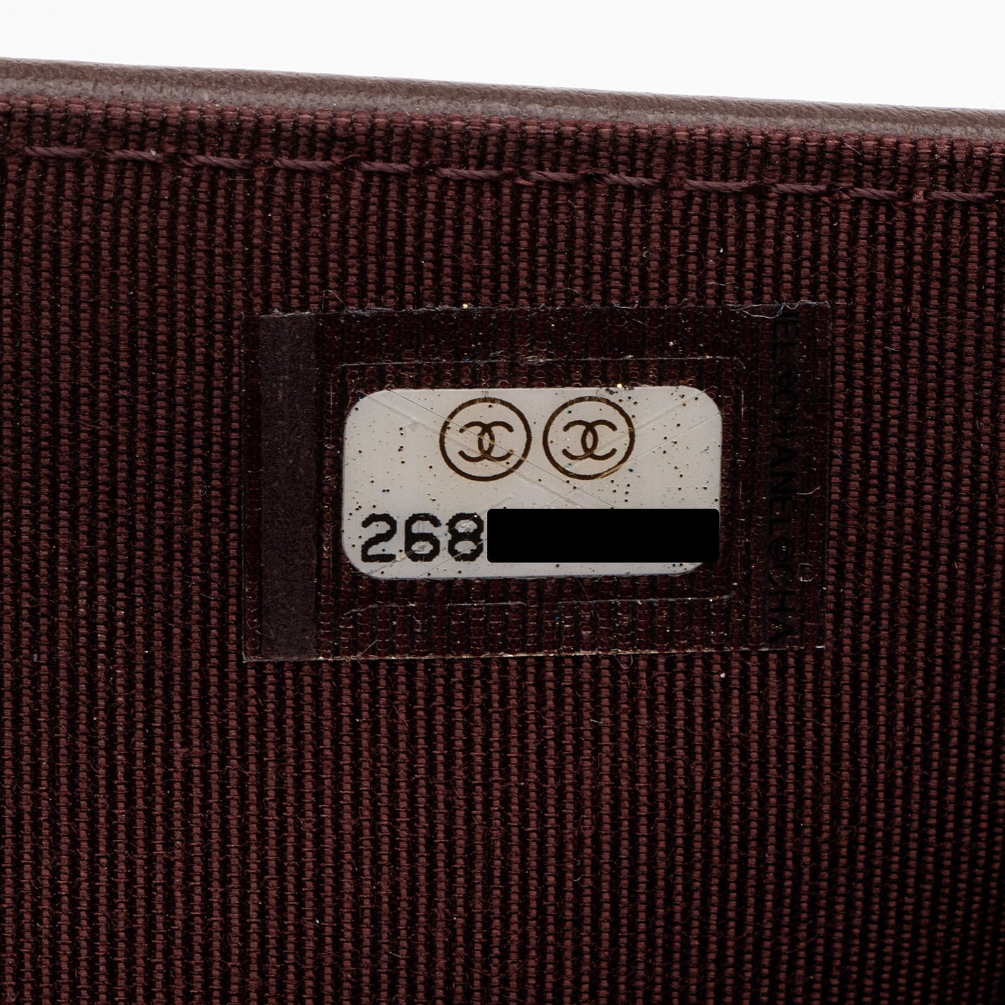Chanel Caviar Leather CC Yen Wallet