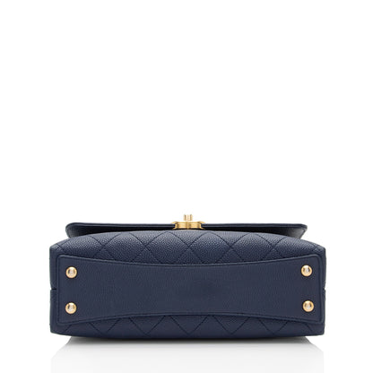 Chanel Caviar Leather Chic Affinity Top Handle (SHF-ocTgVA)