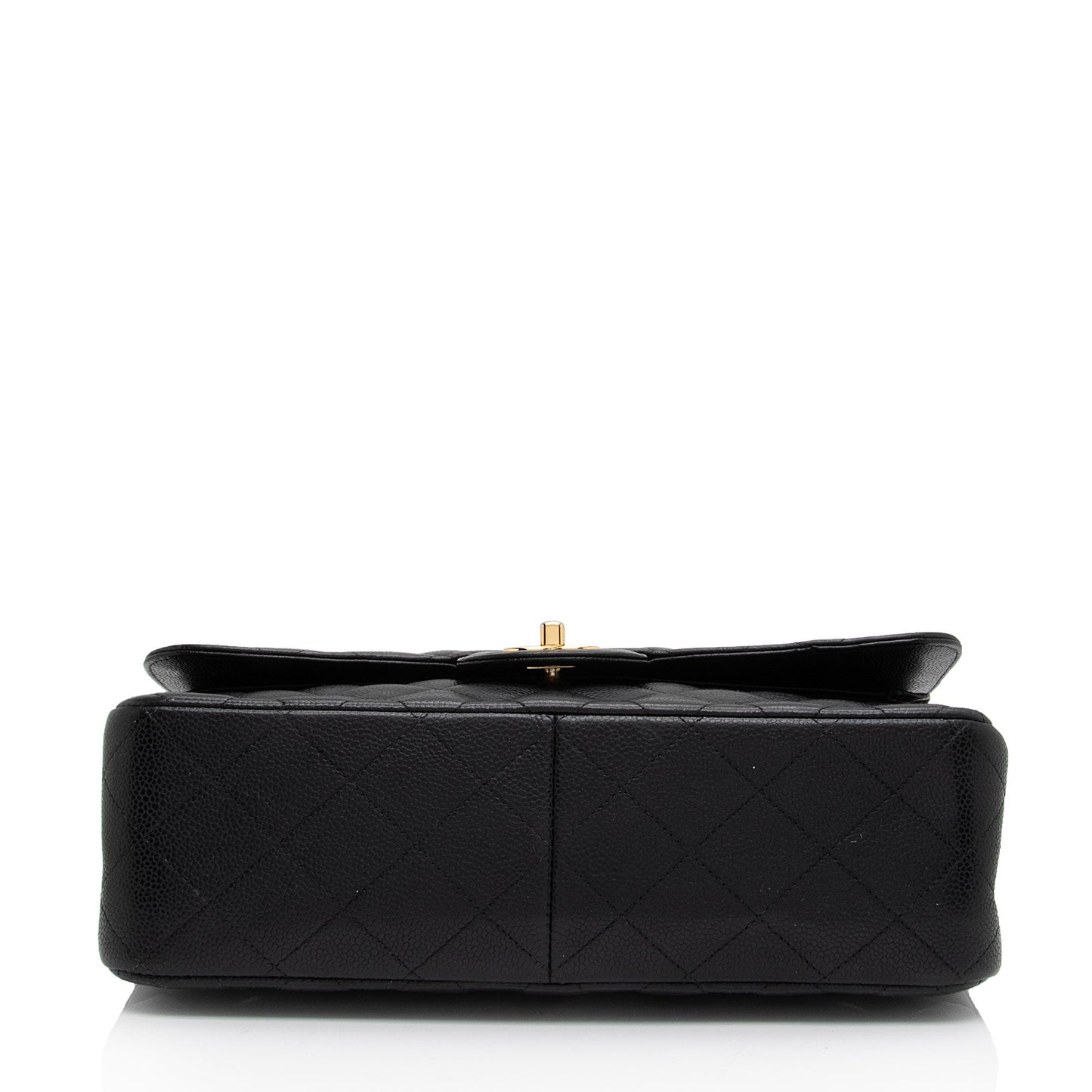 Chanel Caviar Leather Classic Jumbo Double Flap Bag (SHF-xAxzXd)