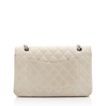 Chanel Caviar Leather Classic Medium Double Flap Bag