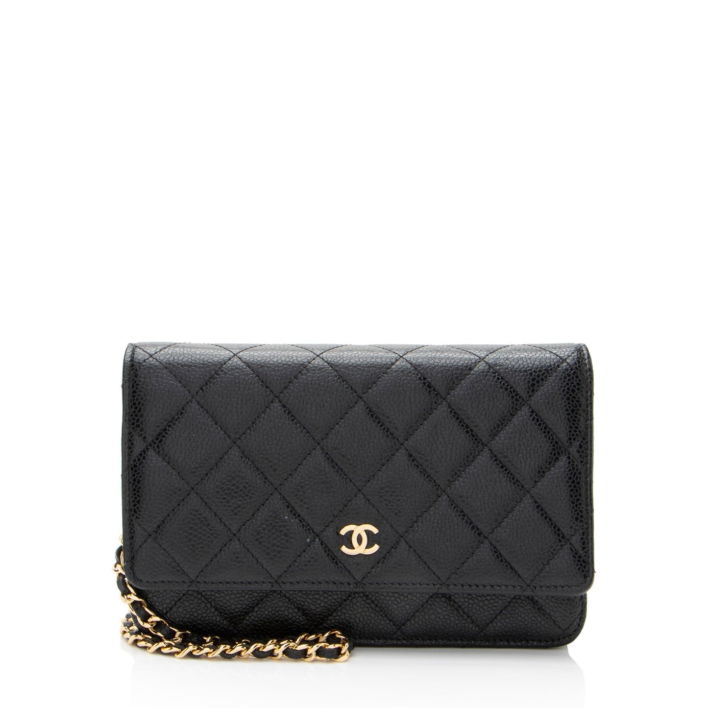 Chanel Caviar Leather Classic Wallet on Chain (SHF-MzxmjN)