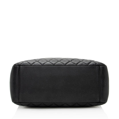 Chanel Caviar Leather Grand Shopping Tote (SHF-21624)