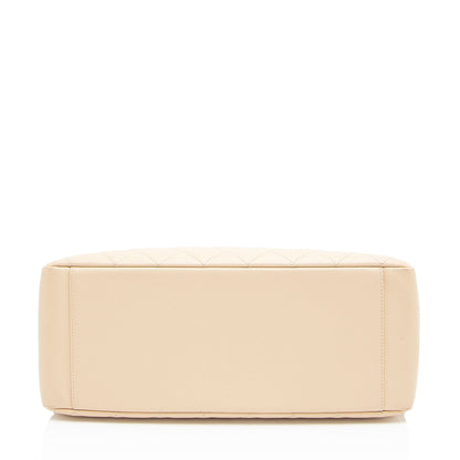 Chanel Caviar Leather Grand Shopping Tote