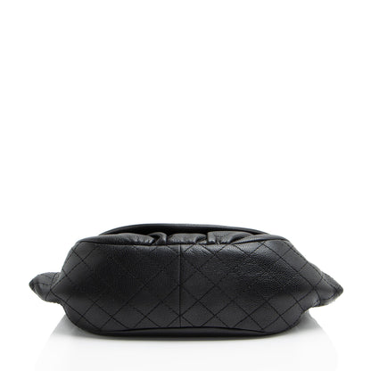 Chanel Caviar Leather Half Moon Shoulder Bag