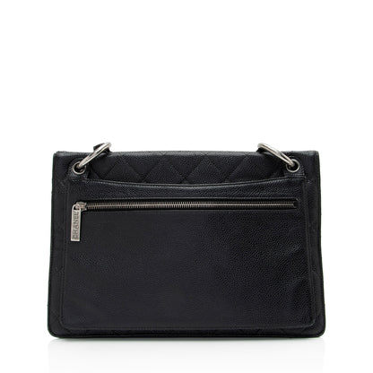 Chanel Caviar Leather Retro Class Medium Flap Bag