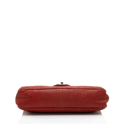 Chanel Caviar Leather Simply CC Medium Flap Bag