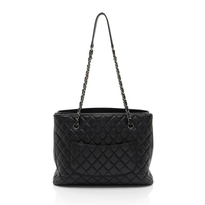 Chanel Caviar Leather Urban Companion Tote (SHF-nAN9Fg)