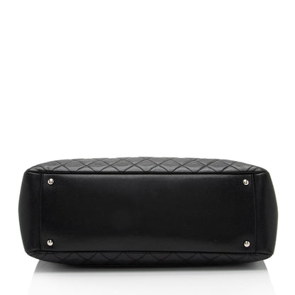 Chanel Caviar Leather XL Grand Shopping Tote (SHF-Bb5Ogy)