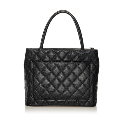 Chanel Caviar Medallion Tote Bag (SHG-iVagKM)