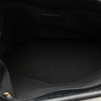 Chanel Caviar Tortoise Top Handle Tote