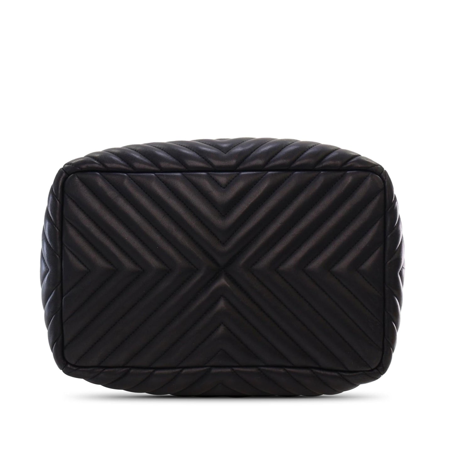 Chanel Chevron Calfskin Urban Spirit Bucket Bag