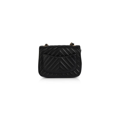 Chanel Chevron Classic Mini Square Flap Bag