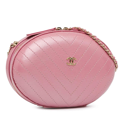 Chanel Chevron La Pausa Evening Crossbody Bag (SHG-LyJ8RI)