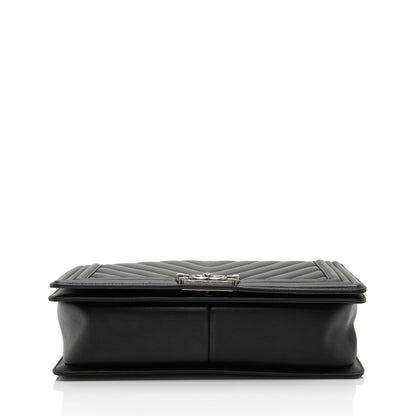 Chanel Chevron Lambskin New Medium Boy Bag