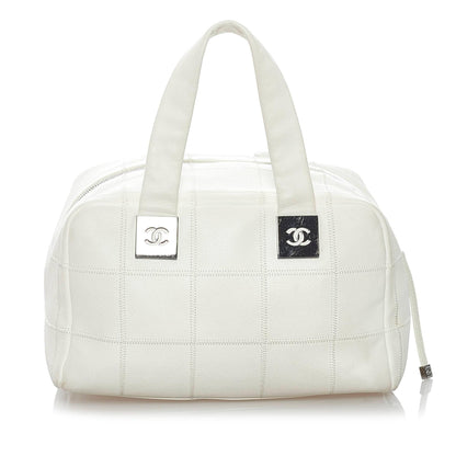 Chanel Choco Bar Caviar Leather Handbag (SHG-29874)