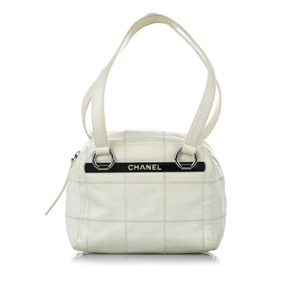 Chanel Choco Bar Caviar Leather Shoulder Bag (SHG-19777)