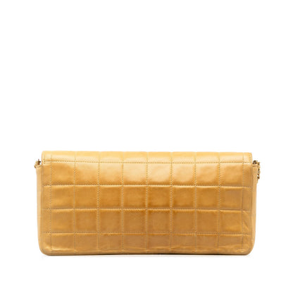 Chanel Choco Bar East West Flap Bag (SHG-iTo7QZ)