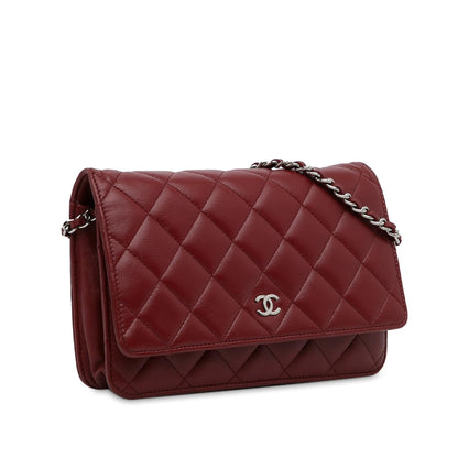 Chanel Classic Lambskin Wallet on Chain (SHG-CGrxCN)
