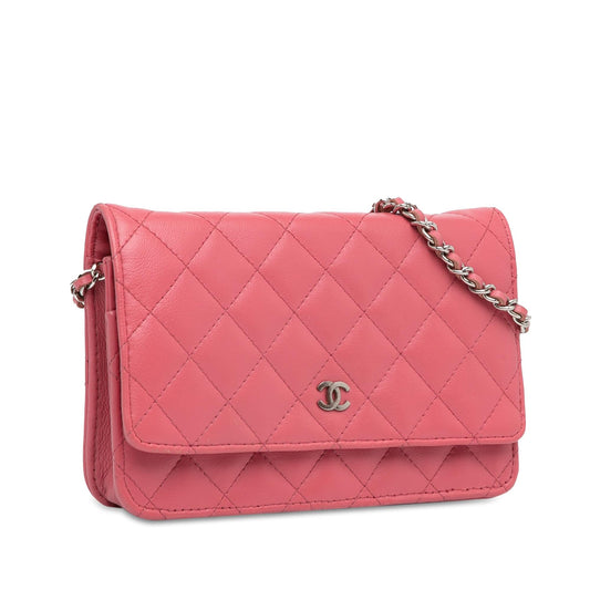 Chanel Classic Lambskin Wallet on Chain (SHG-3Welw5)