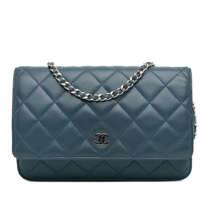 Chanel Classic Lambskin Wallet on Chain (SHG-gkuHIv)