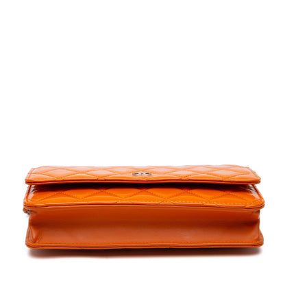 Chanel Classic Patent Wallet On Chain