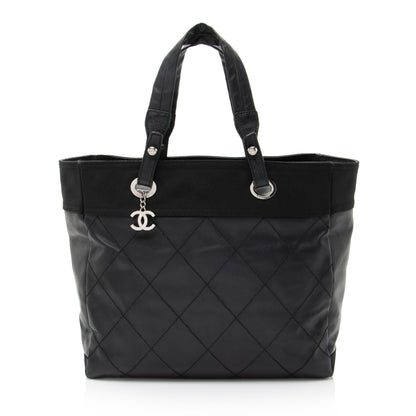 Chanel Coated Canvas Biarritz Tote