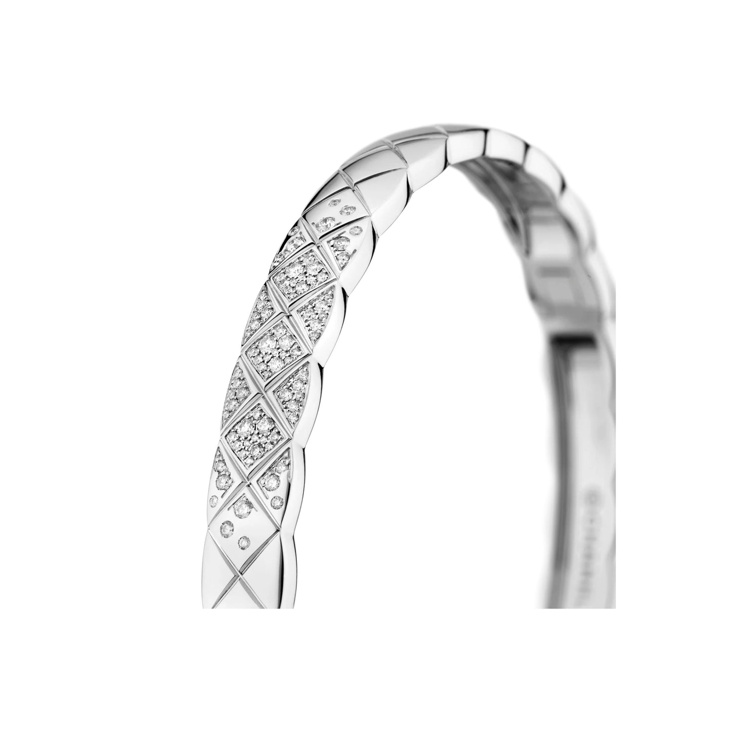 CHANEL COCO CRUSH 18K WHITE GOLD DIAMOND BRACELET